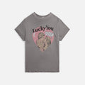 ReDone Classic Lucky You Tee - Grey Haze