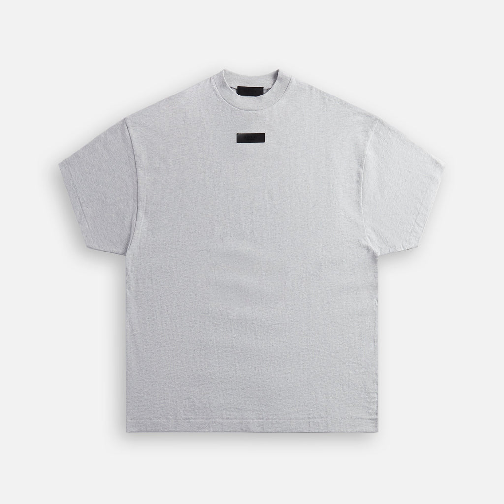 Essentials Crewneck Tee - Light Heather Grey
