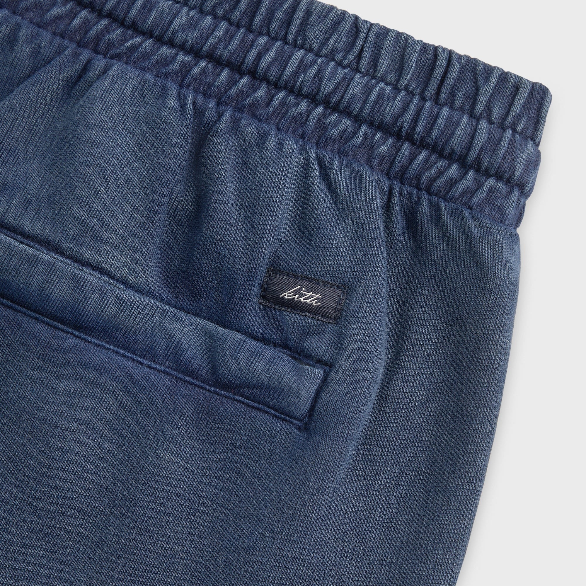 Kith Indigo Micro Fleece Curtis Short - Dark Indigo