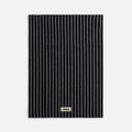 Tekla Bath Mat - Black Stripes