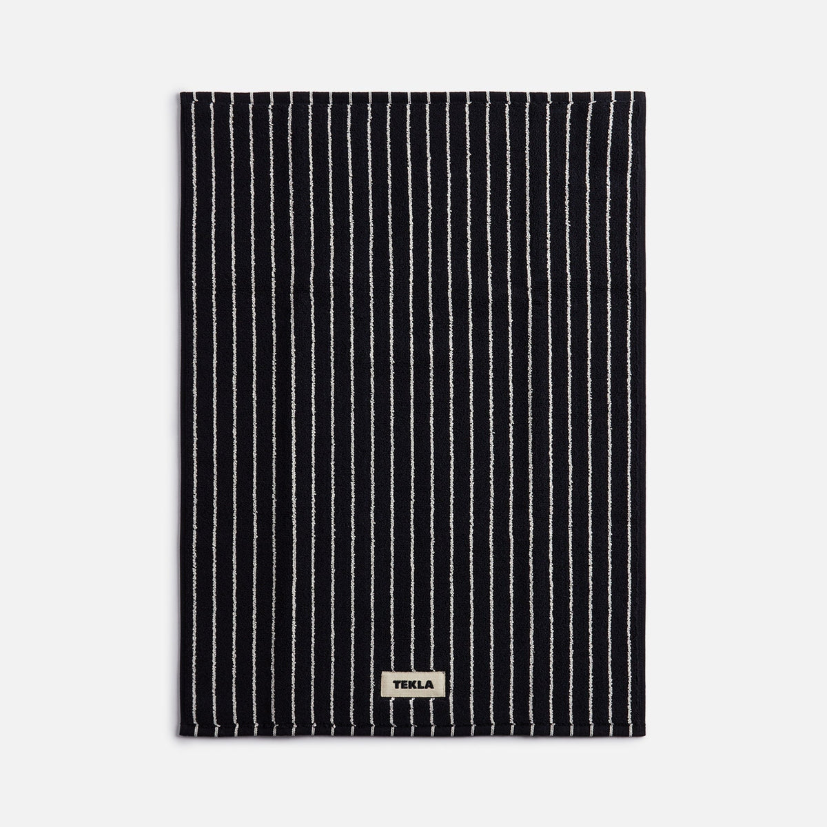 Tekla Bath Mat - Black Stripes