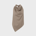 St. Agni Wool Cowl Backless Top - Light Taupe