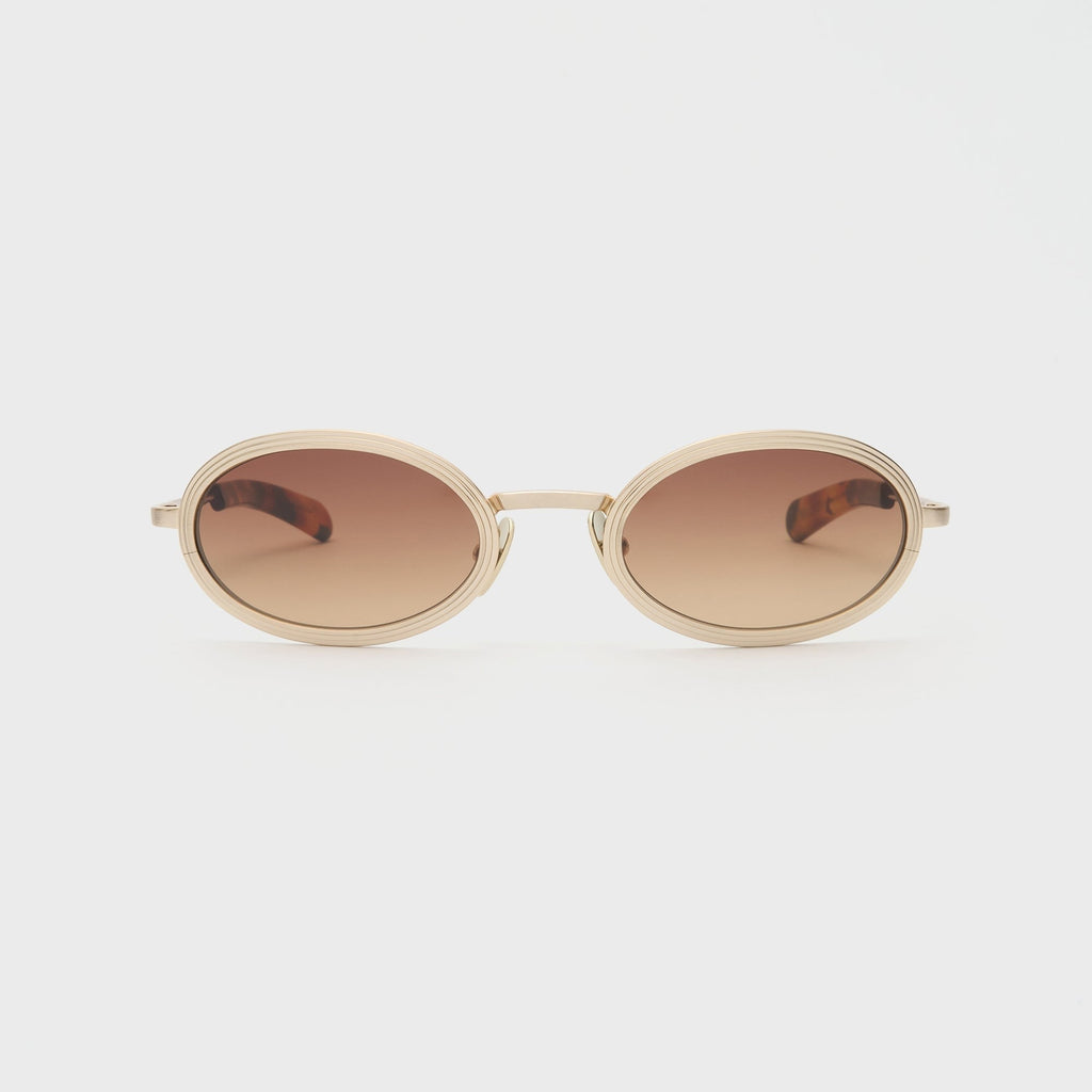 Flatlist Reno - Brushed Light Gold / Classic Havana / Brown Gradient Lens