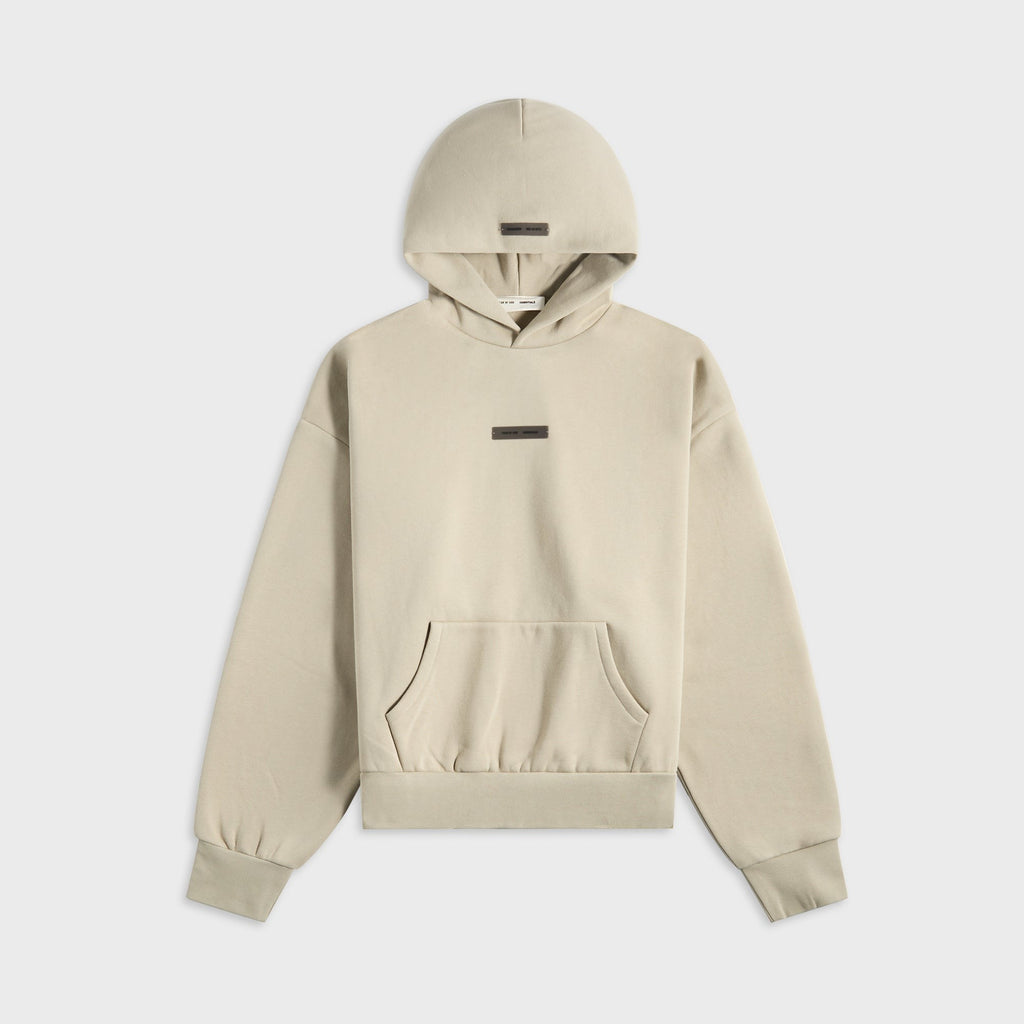 Essentials Classic Fit Fleece Hoodie - Abbey Stone