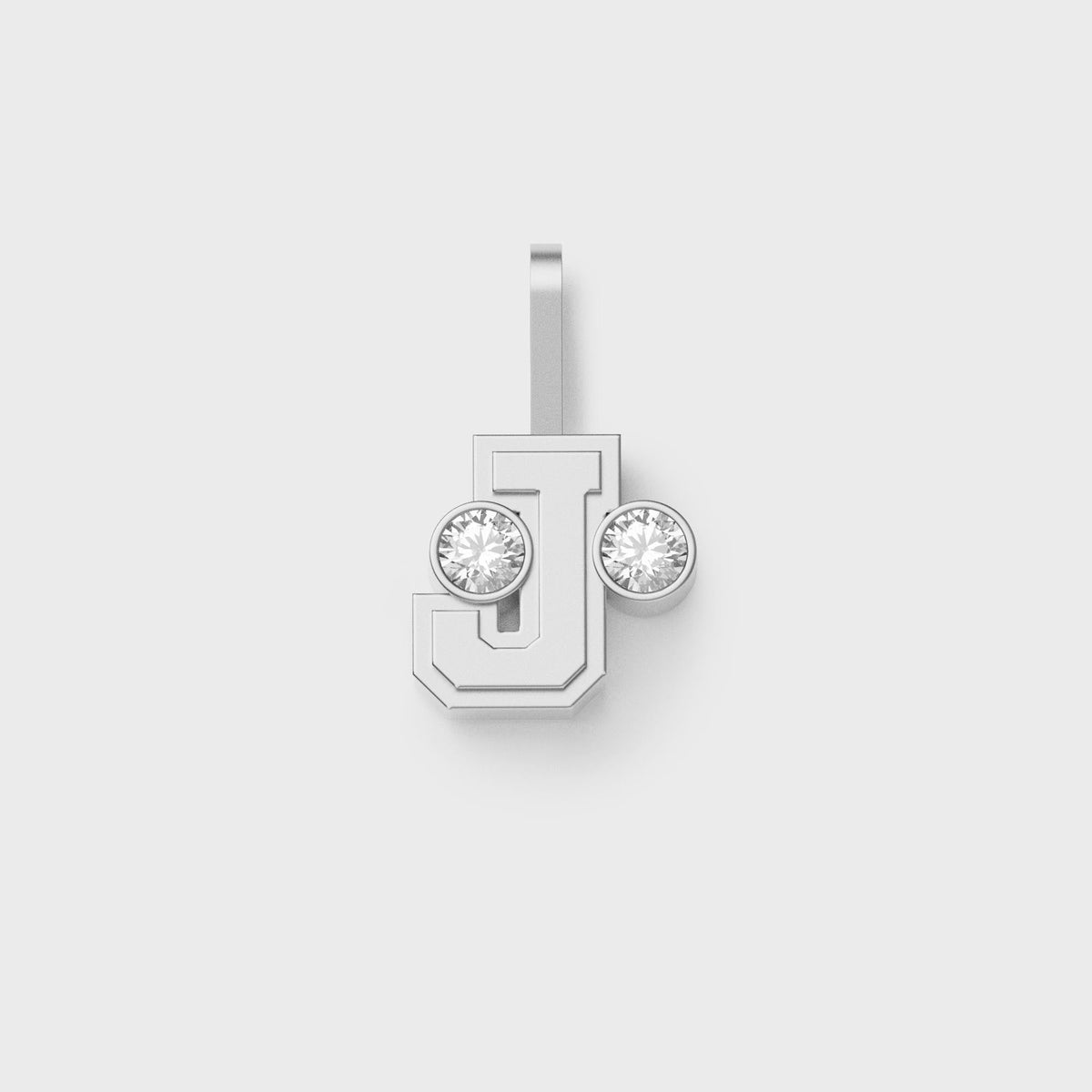 Greg Yuna Sÿlver Babÿ Umlaut Initial 'J' Pendant - Sterling Silver