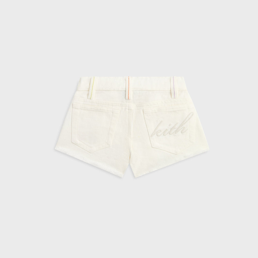 Kith Kids Denim Cut Off Short - Silk