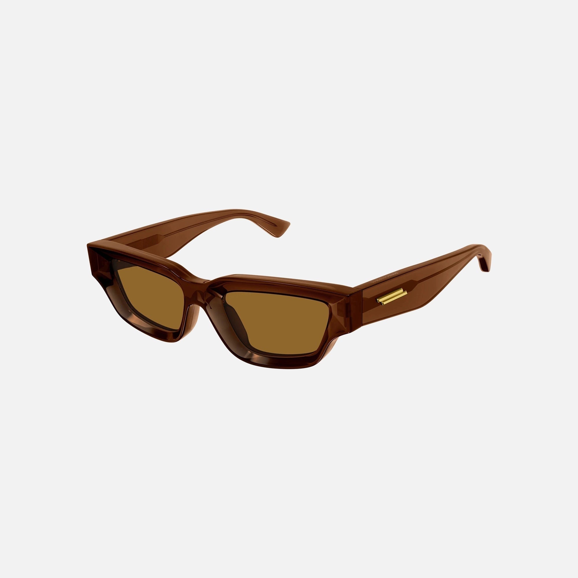 Bottega Veneta Acetate Narrow Frame - Brown
