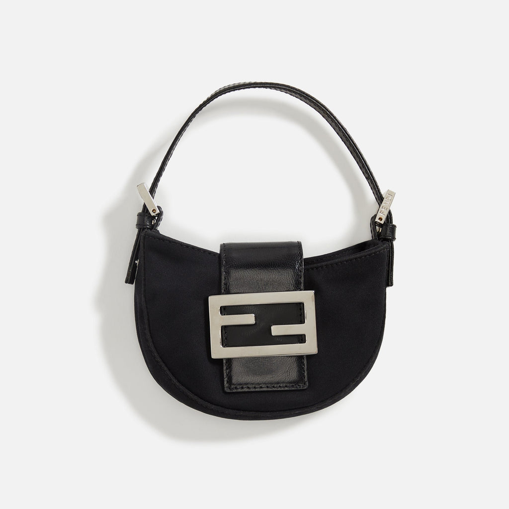 WGACA Fendi Jersey Mini Croissant - Black