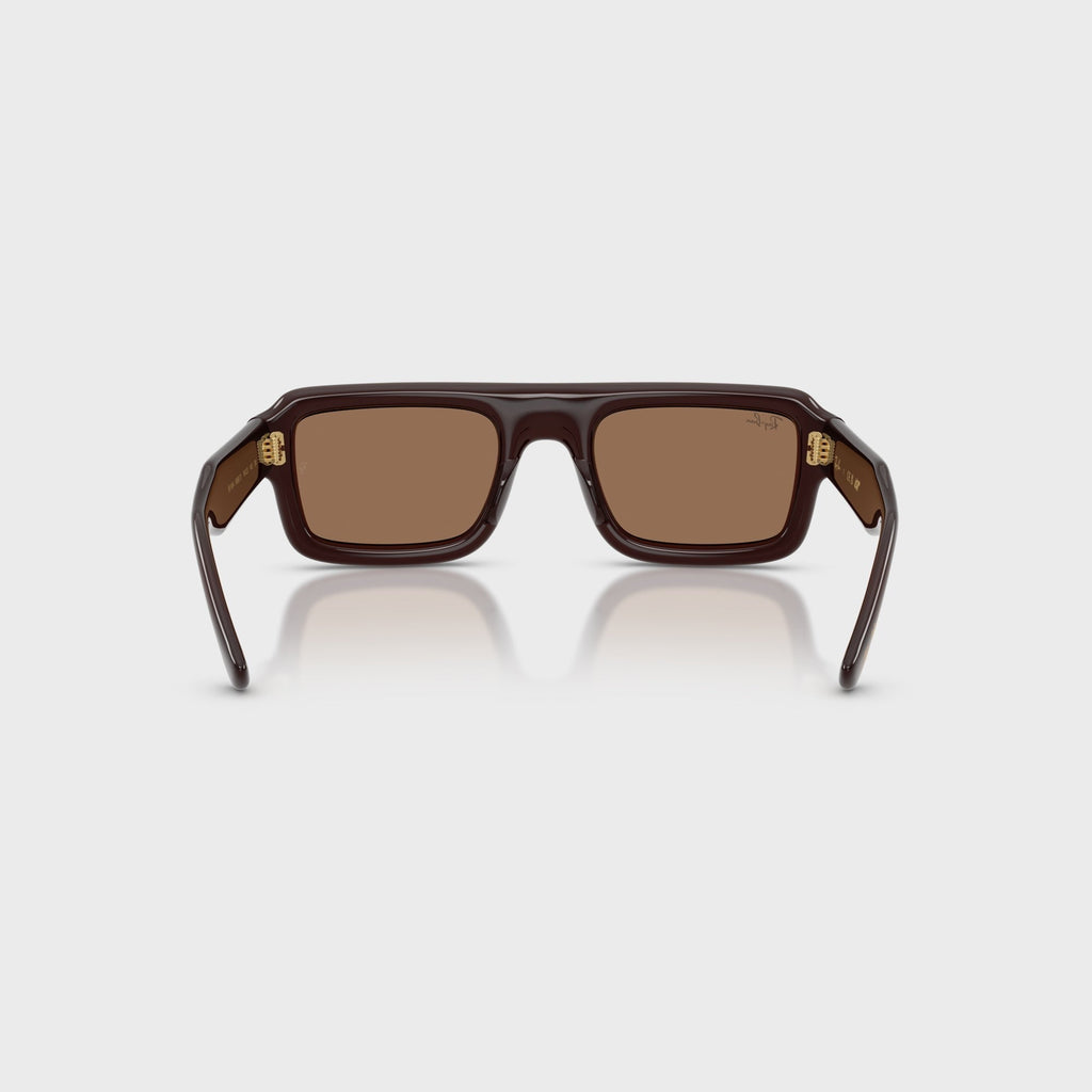 Ray-Ban x A$AP Rocky Flacko Puffer Sunglasses - Transparent Brown Frame / Brown Lens