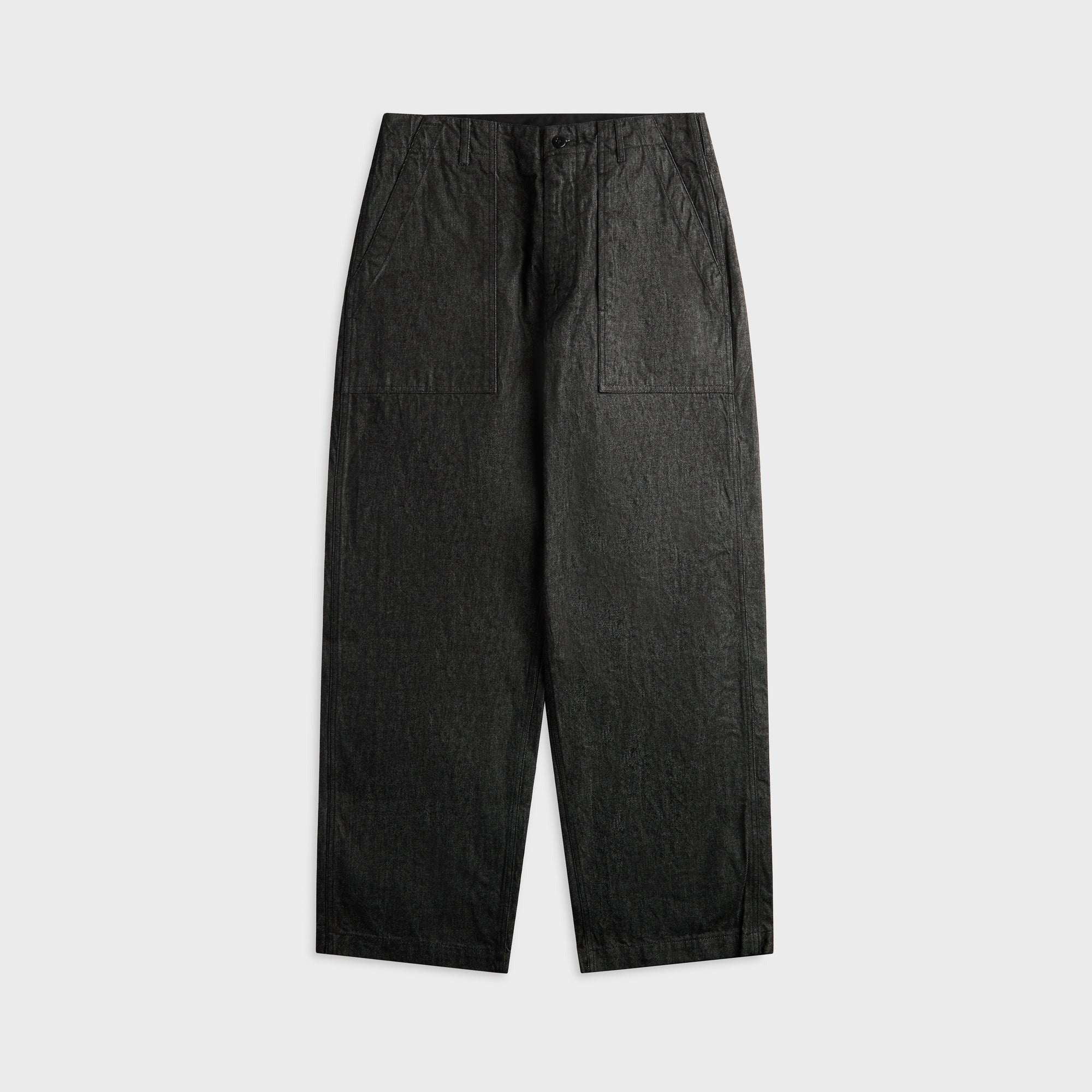 Engineered Garments Cotton Cone Denim Fatigue Pant - Black