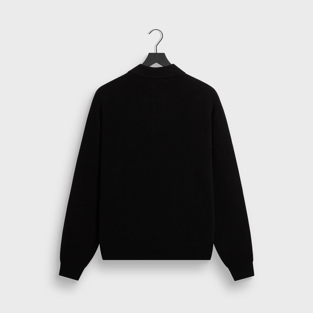 Kith for BMW Long Sleeve Cashmere Tilden Pullover - Black