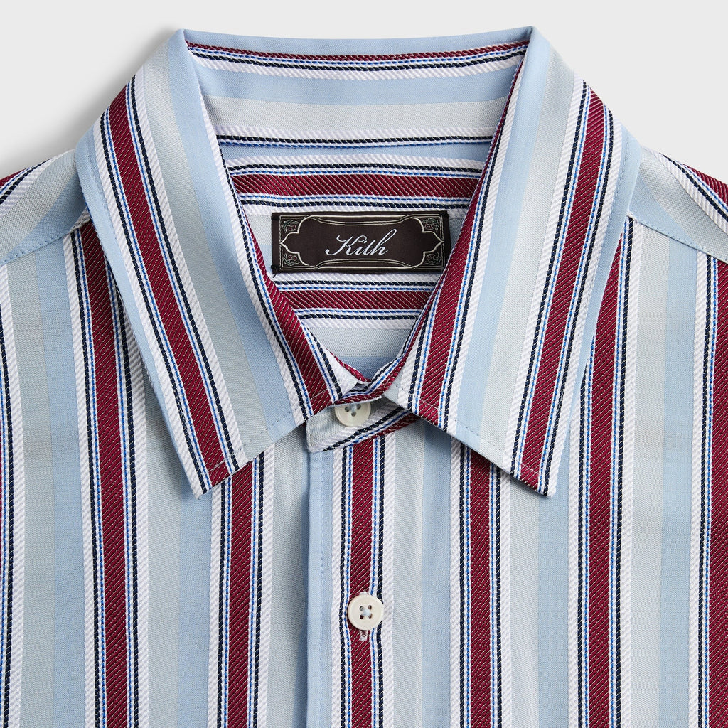 Kith Striped Jacquard Thompson Shirt - Tin