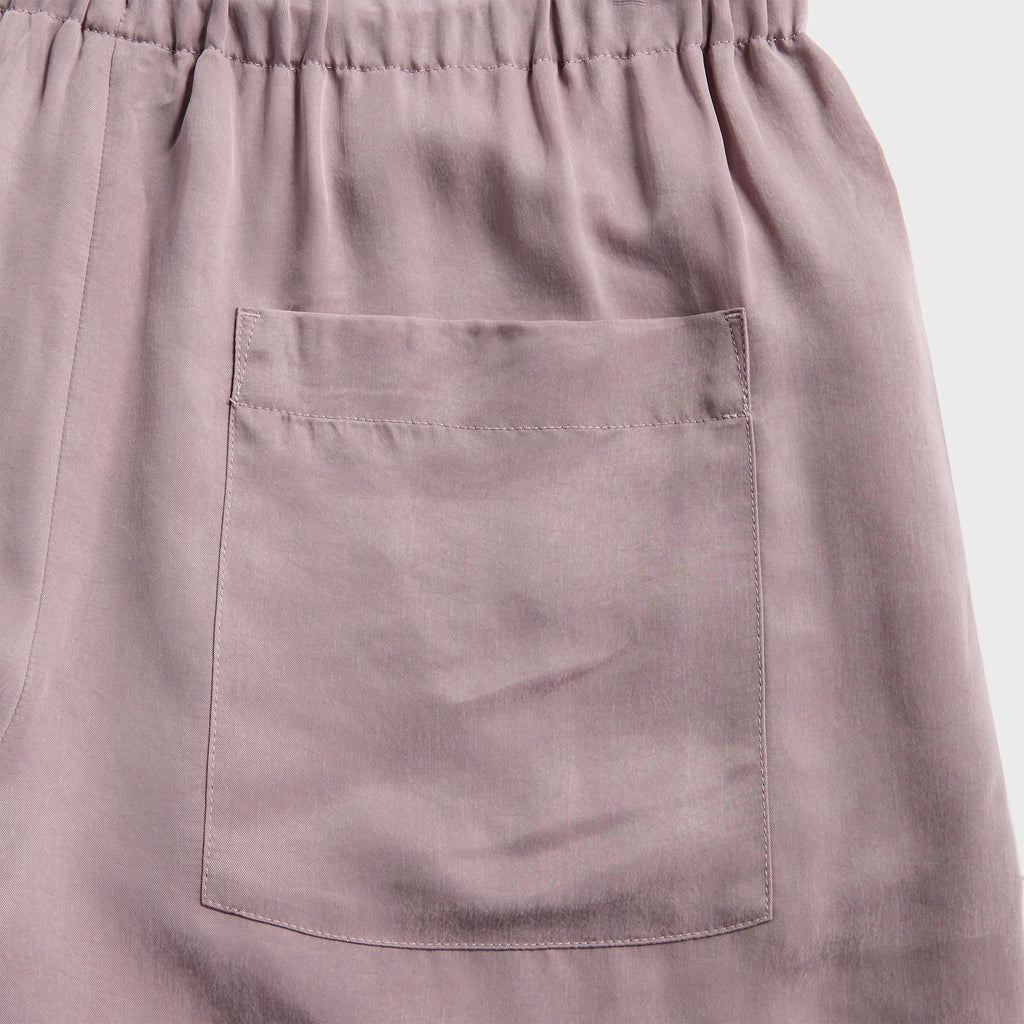 Dries Van Noten Sand Washed Cupro Short - Light Lilac