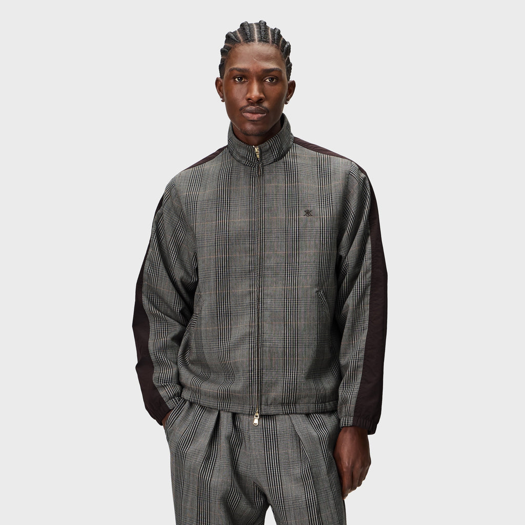 Kith Glen Plaid Rui Track Jacket - Ember