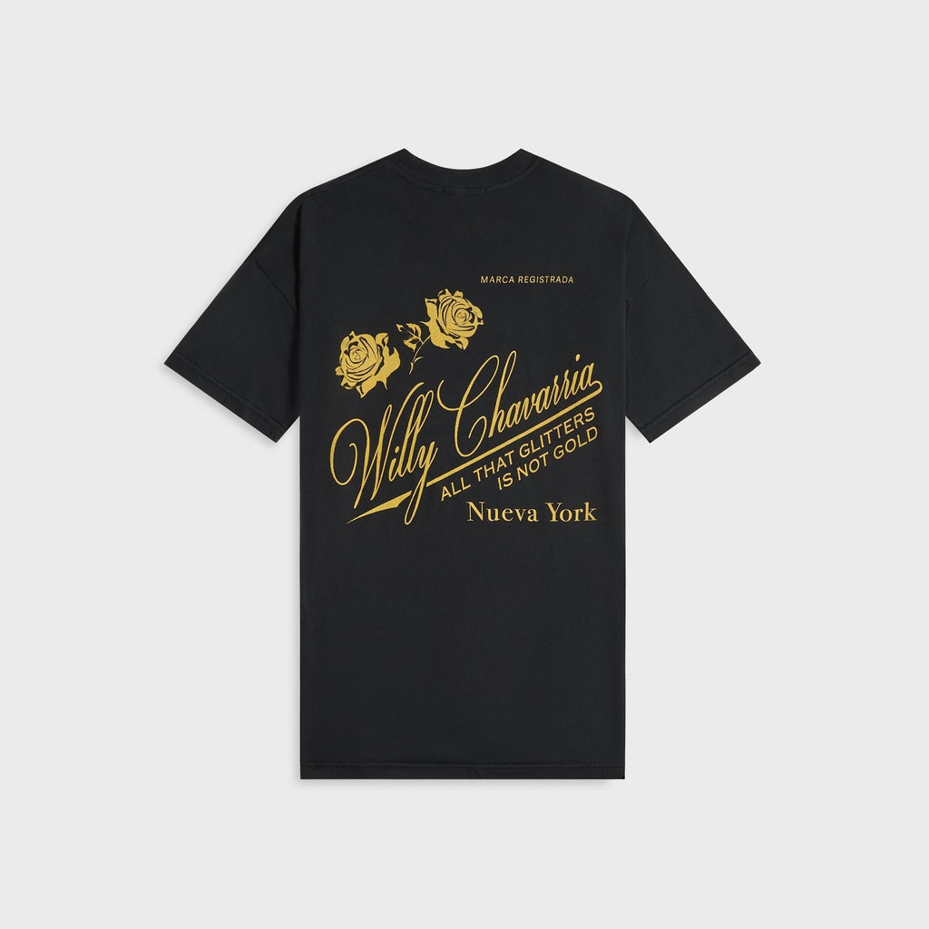 Willy Chavarria Proverb Easy Tee - Black
