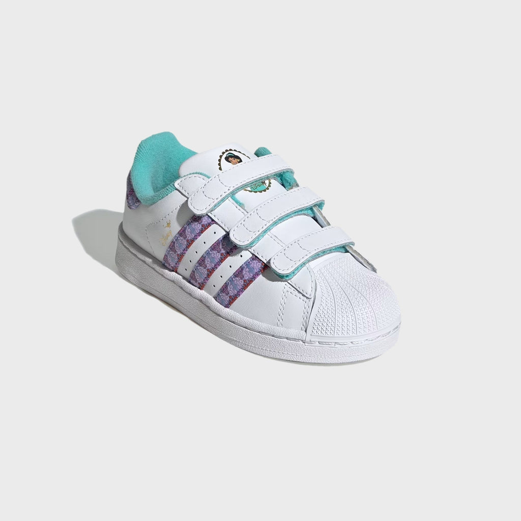 adidas x Disney PS Princess Superstar II Comfort Closure - Cloud White / Gold Metallic