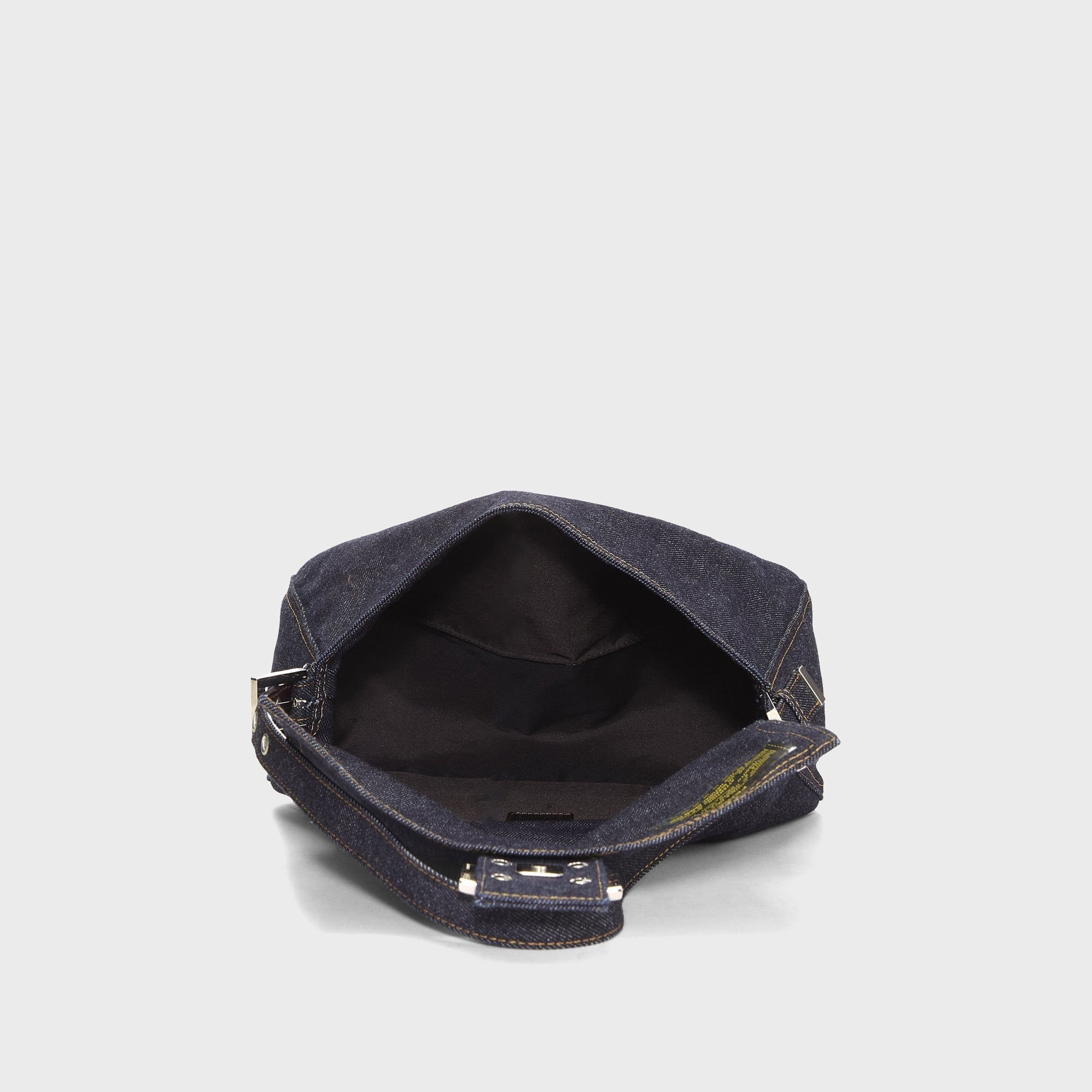 WGACA Fendi Denim Mama Baguette Bag - Blue