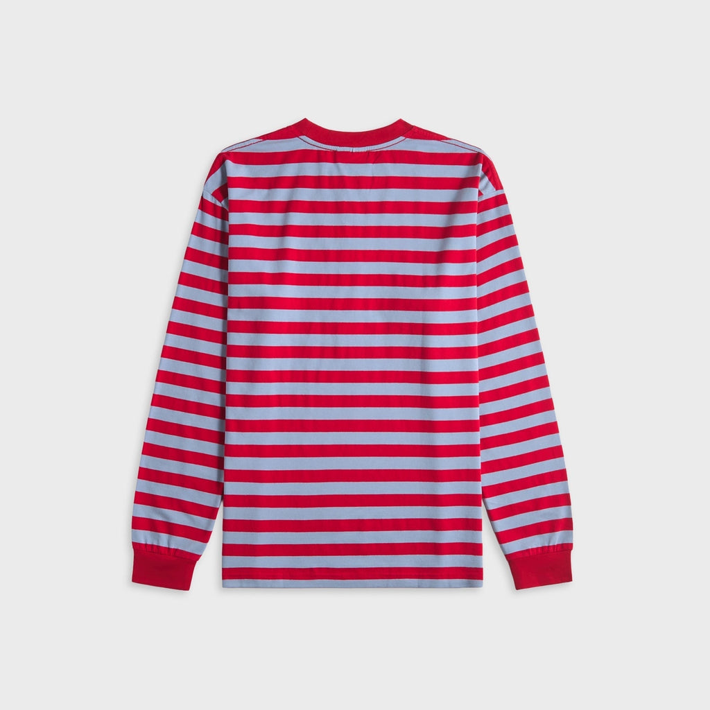 Metalwood Bulge Logo Long Sleeve Tee - Red / Purple