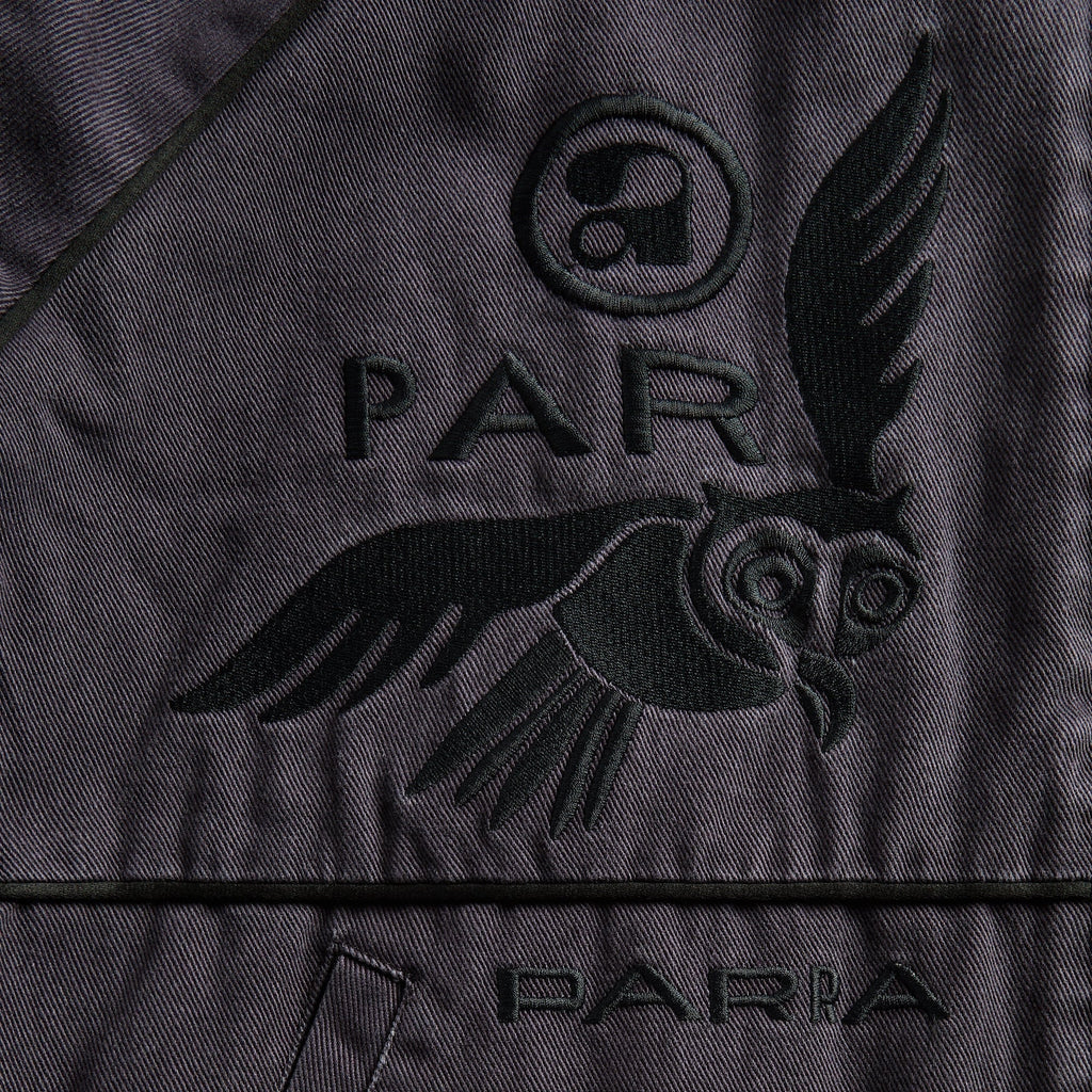 by Parra Owl Meets Rat Racing Jacket - Blue