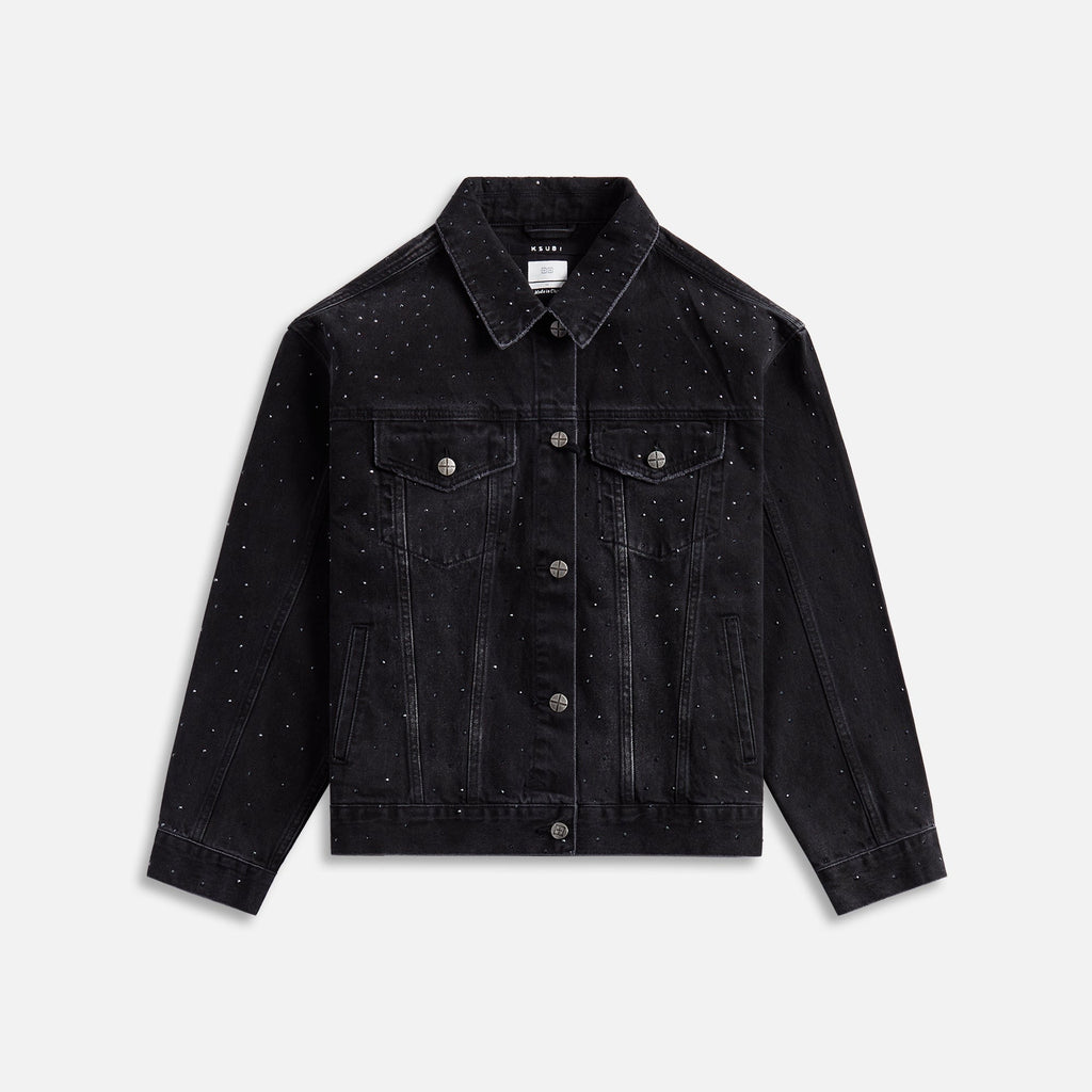 Ksubi Oversized Jacket - Krystal Noir