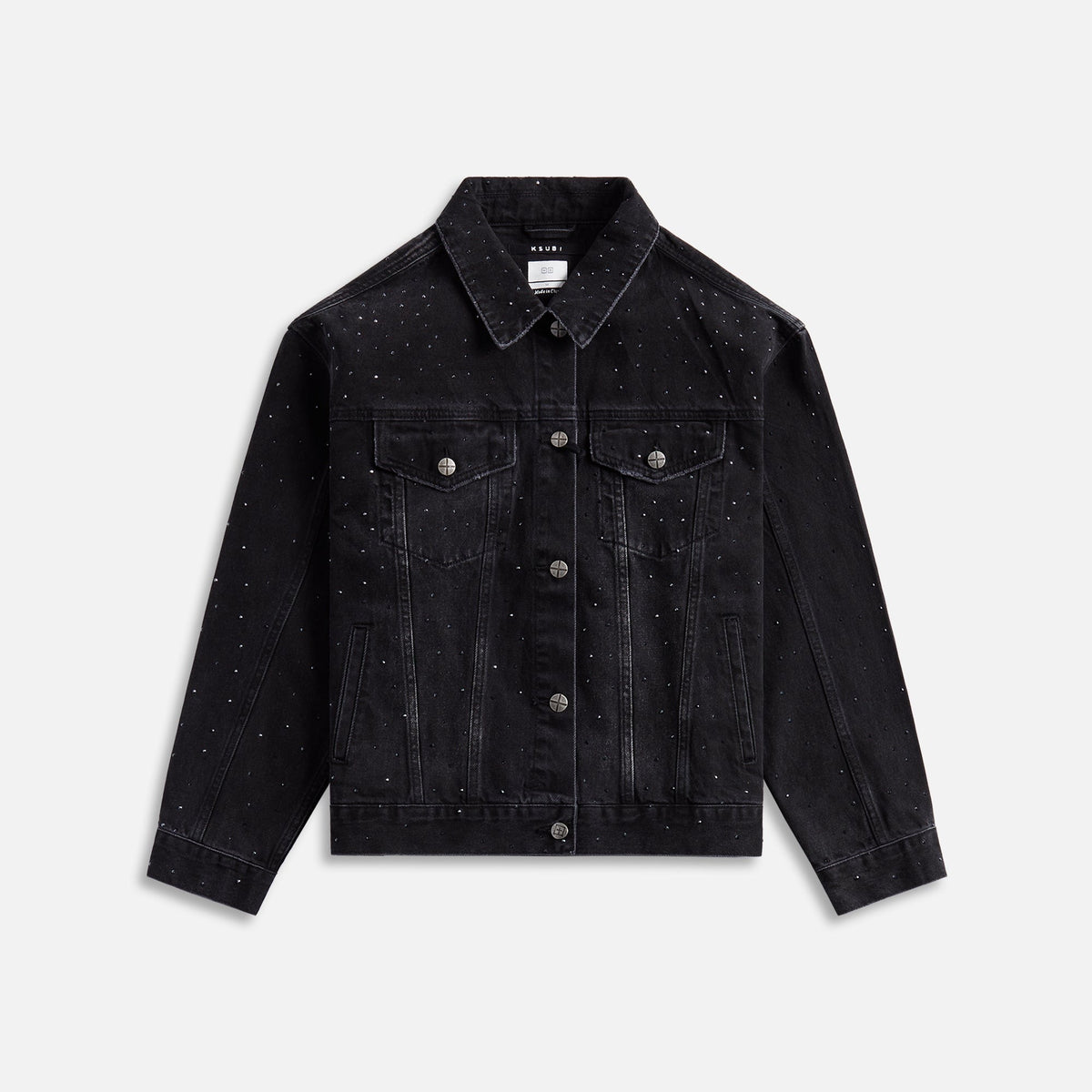 Ksubi Oversized Jacket - Krystal Noir