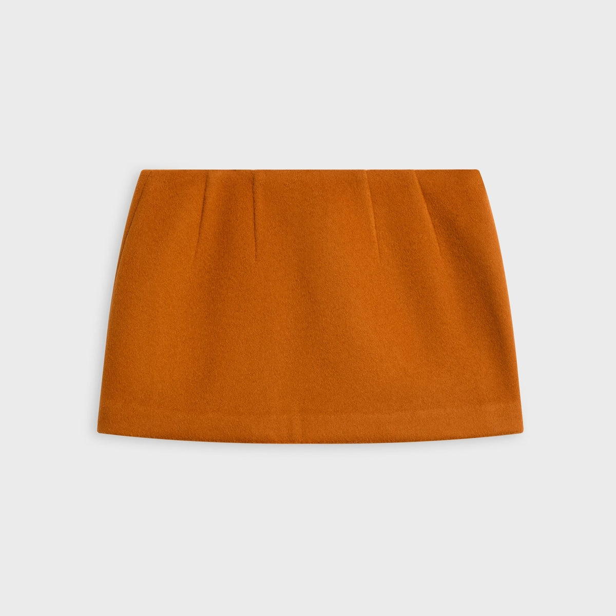 Kim Shui Mare Wool Mini Skirt - Orange
