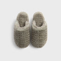 Kith Women Monogram Shearling Slippers - Palais