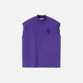 The Attico Laurie Tee - Deep Tanzanite