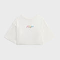 Kith Kids Fei Cropped Tee - White