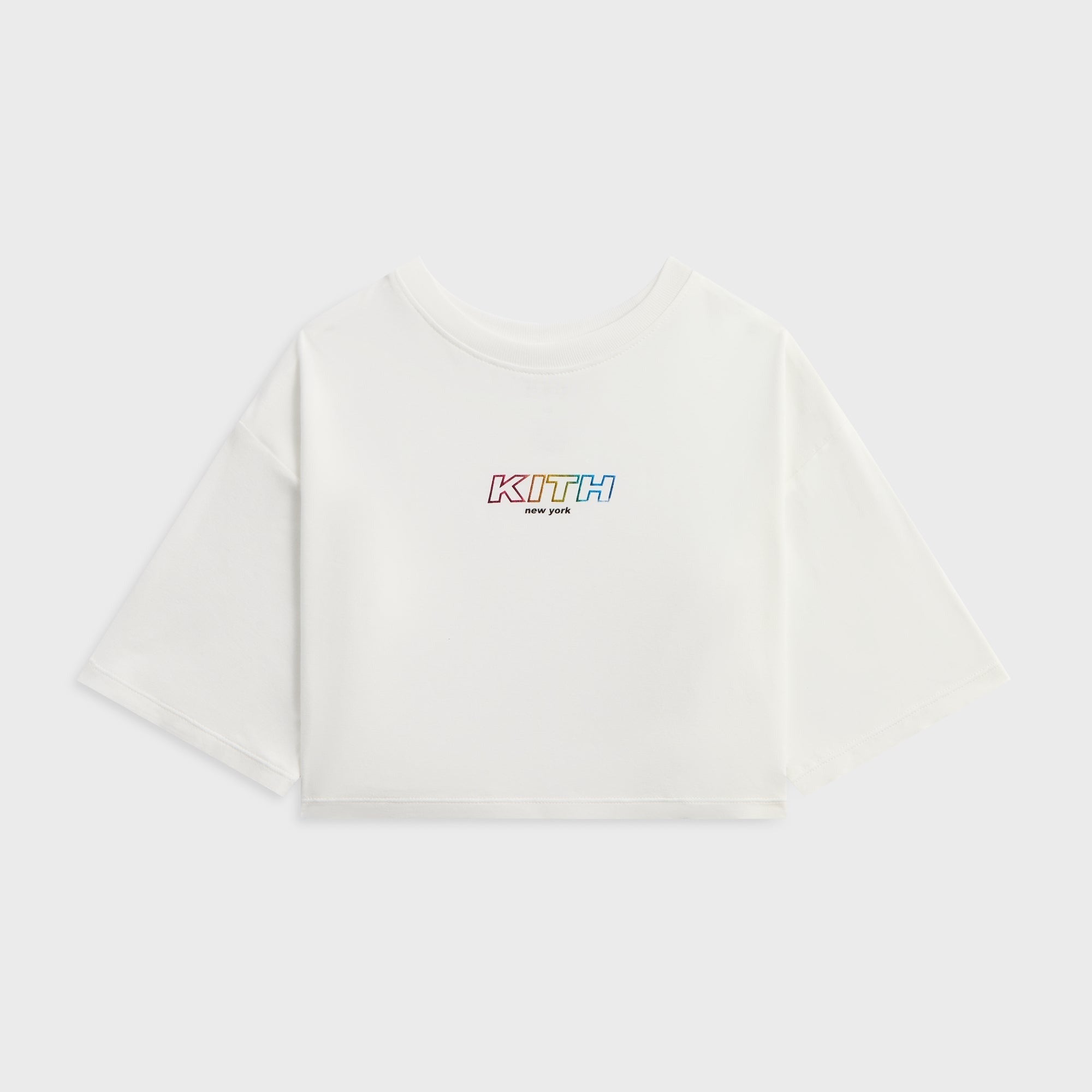 Kith Kids Fei Cropped Tee - White