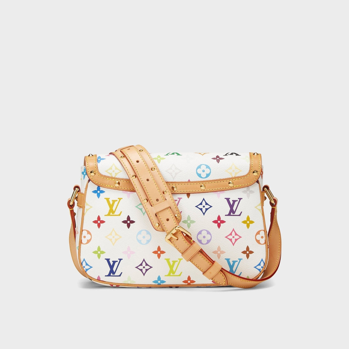 WGACA Louis Vuitton x Takashi Murakami White Monogram Multicolore Sologne - Multi