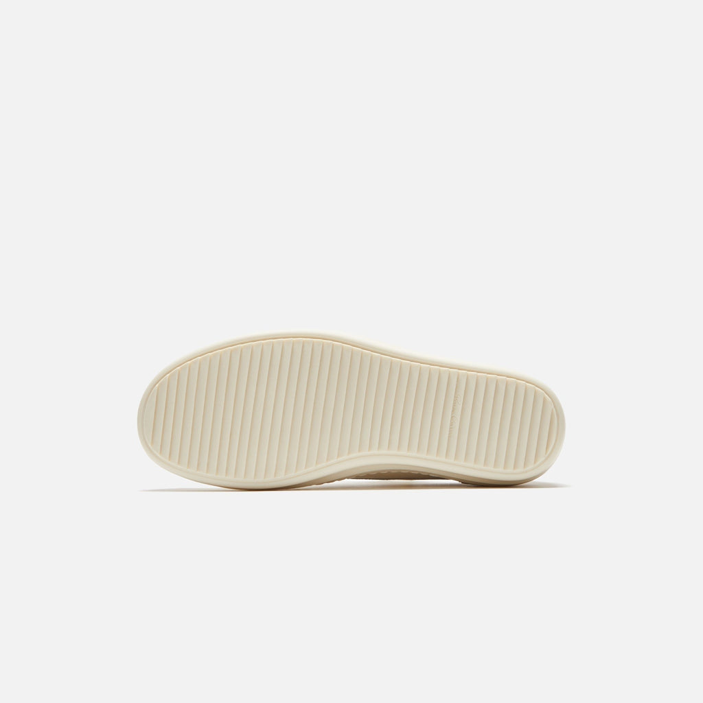 Rick Owens Scarpe Pelle Vintage Sneakers - Milk / Milk / Milk