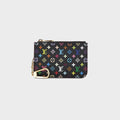 WGACA Louis Vuitton x Takashi Murakami Multi Key Pouch - Black