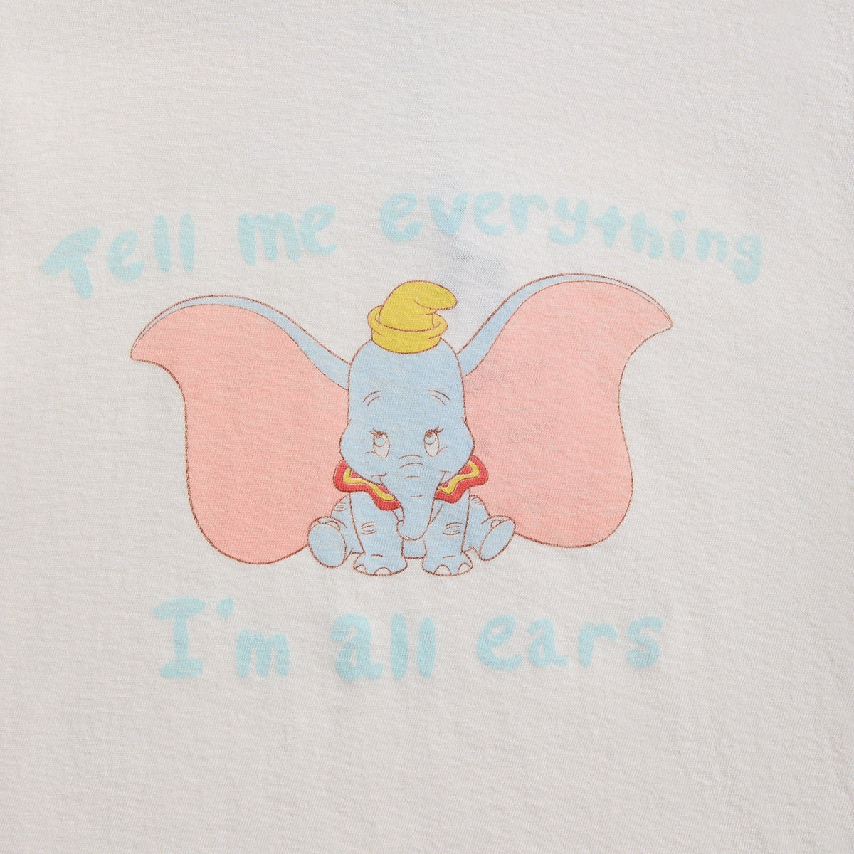 ReDone 60s Slim Ringer Dumbo Tee - Vintage White