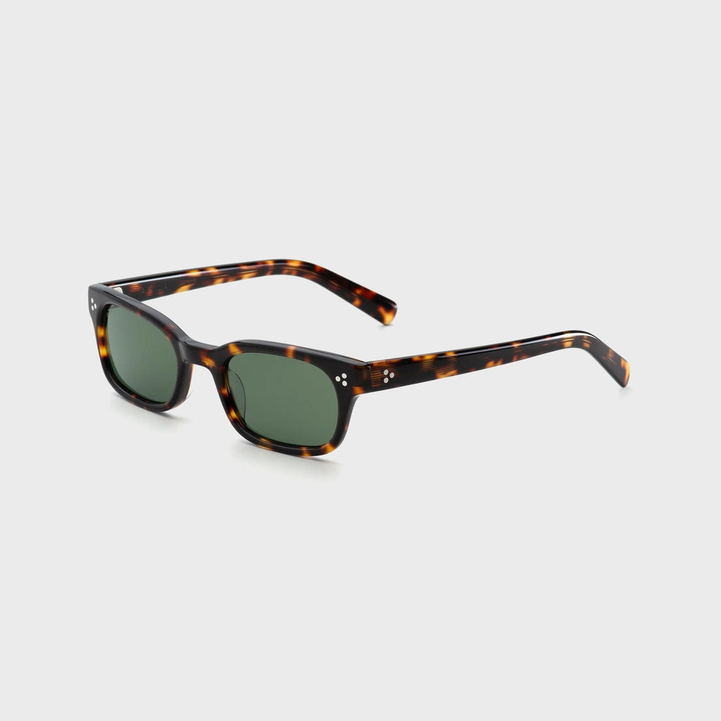 Akila Tracer Sunglasses - Mahogany Tortoise / Bottle Green