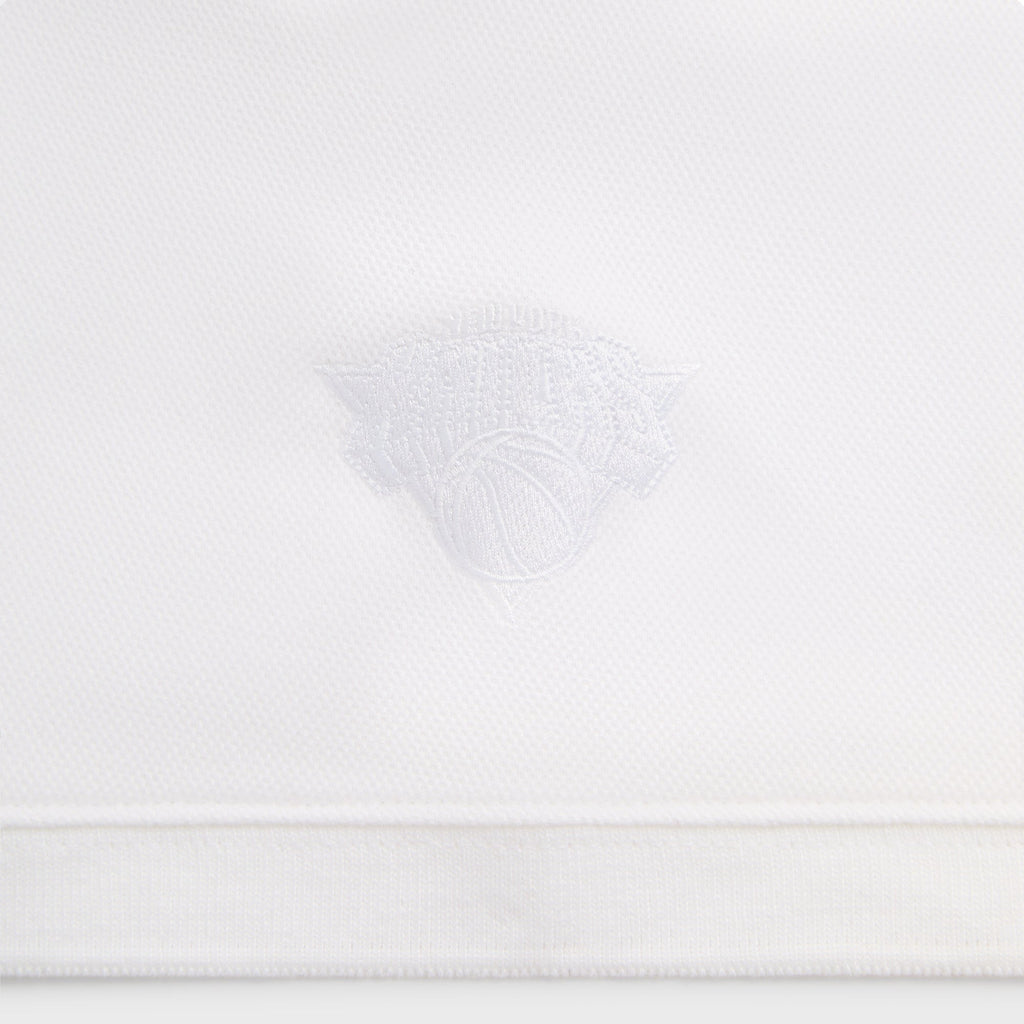 Kith for the New York Knicks Playoffs Ainslie Pique Polo - White