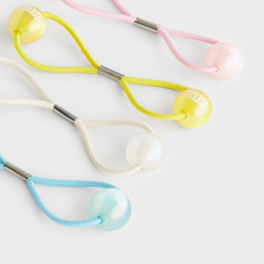 Kith Kids Set of 4 Bobble Pony Tail Holders - Multi