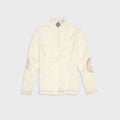 Adrian Cashmere Nami Quarter Zip - White