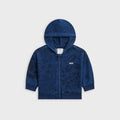 Kith Baby Full Zip Hoodie - Dark Indigo