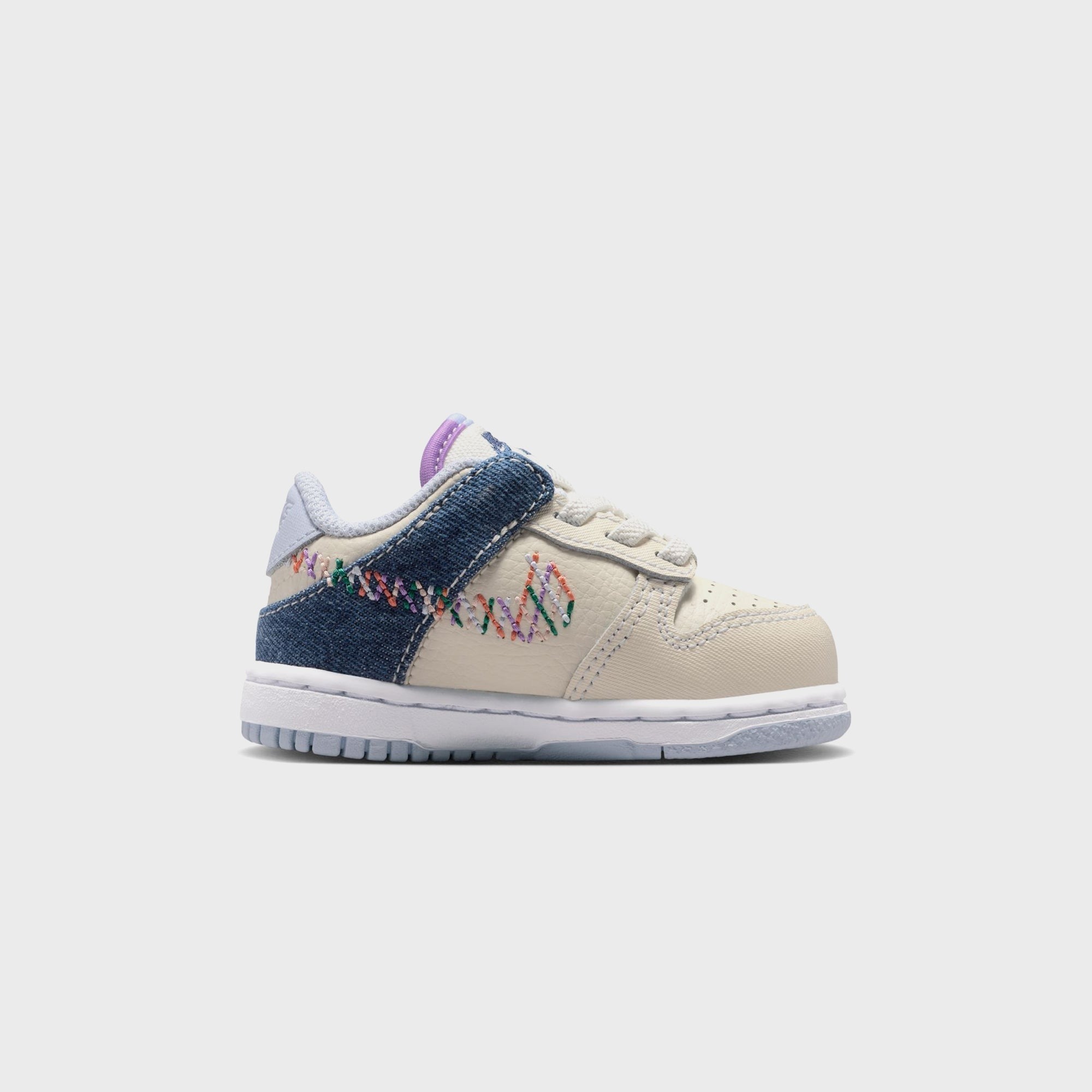 Nike TD Dunk Low - Soft Pearl / Blue Denim / Midnight Navy / Multicolor