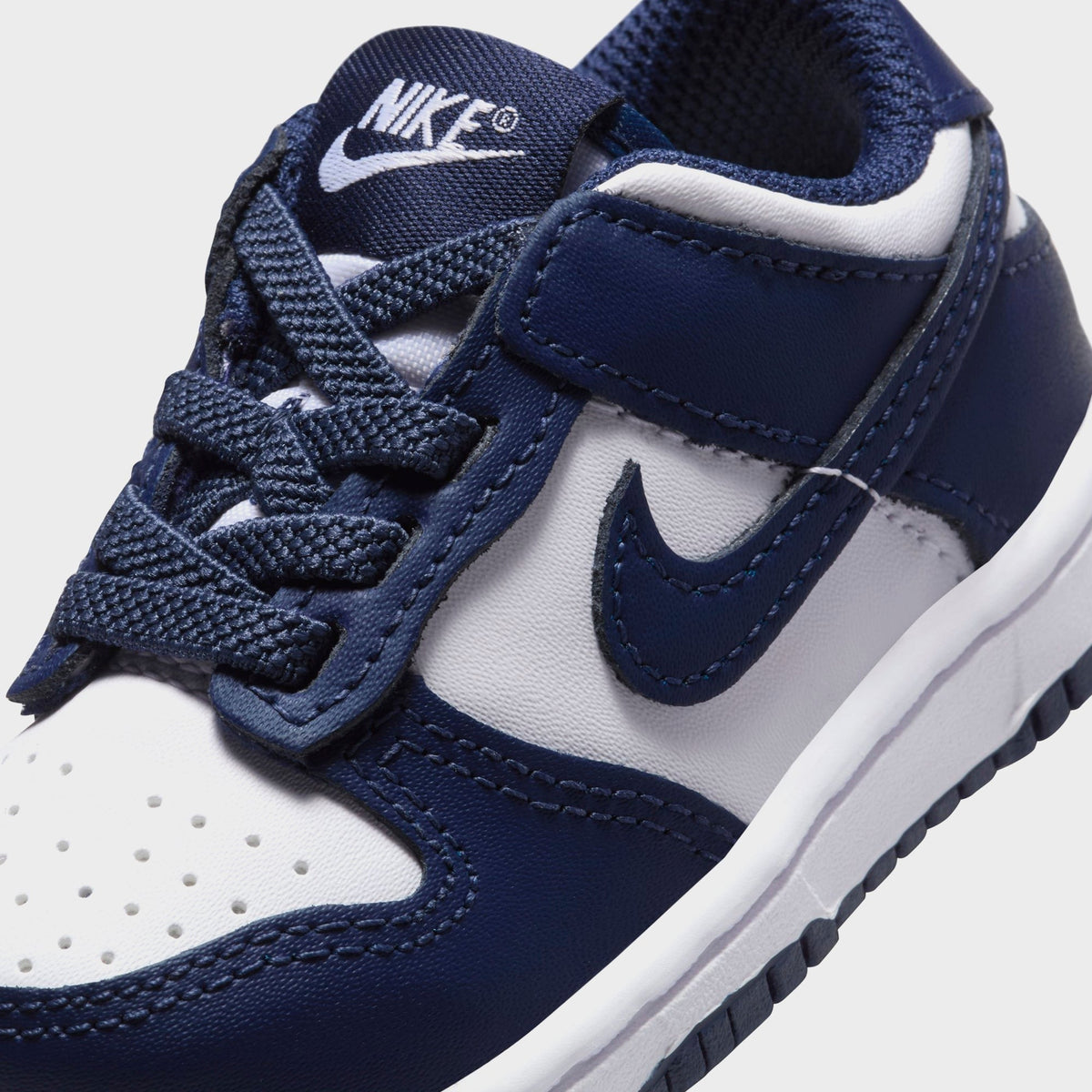 Nike TD Dunk Low - White / Midnight Navy / White
