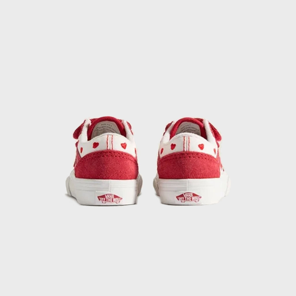 VANS TD Old Skool V - Red Hot Valentine / Racing Red / True White