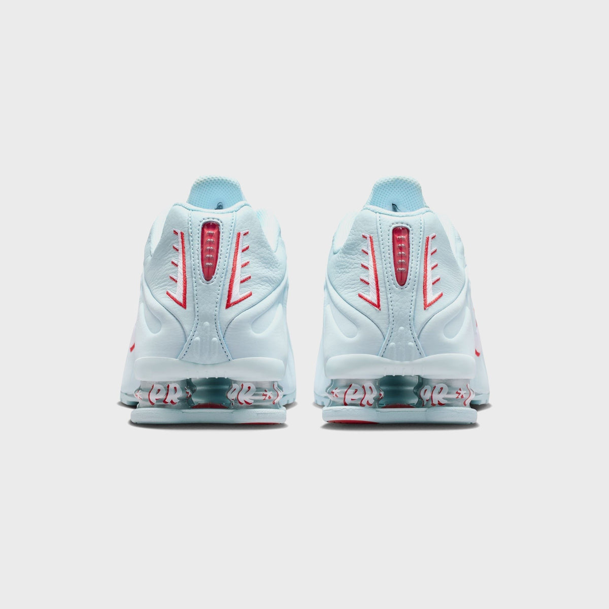 Nike Shox R4 - Glacier Blue / White / University Red / Metallic Silver