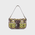 WGACA Fendi Fringe Baguette Handbag - Brown