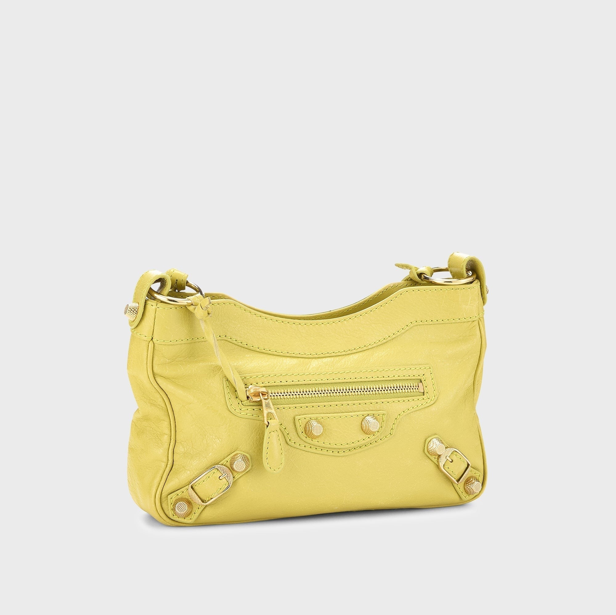 WGACA Balenciaga Agneau Giant 12 Hip Bag - Yellow