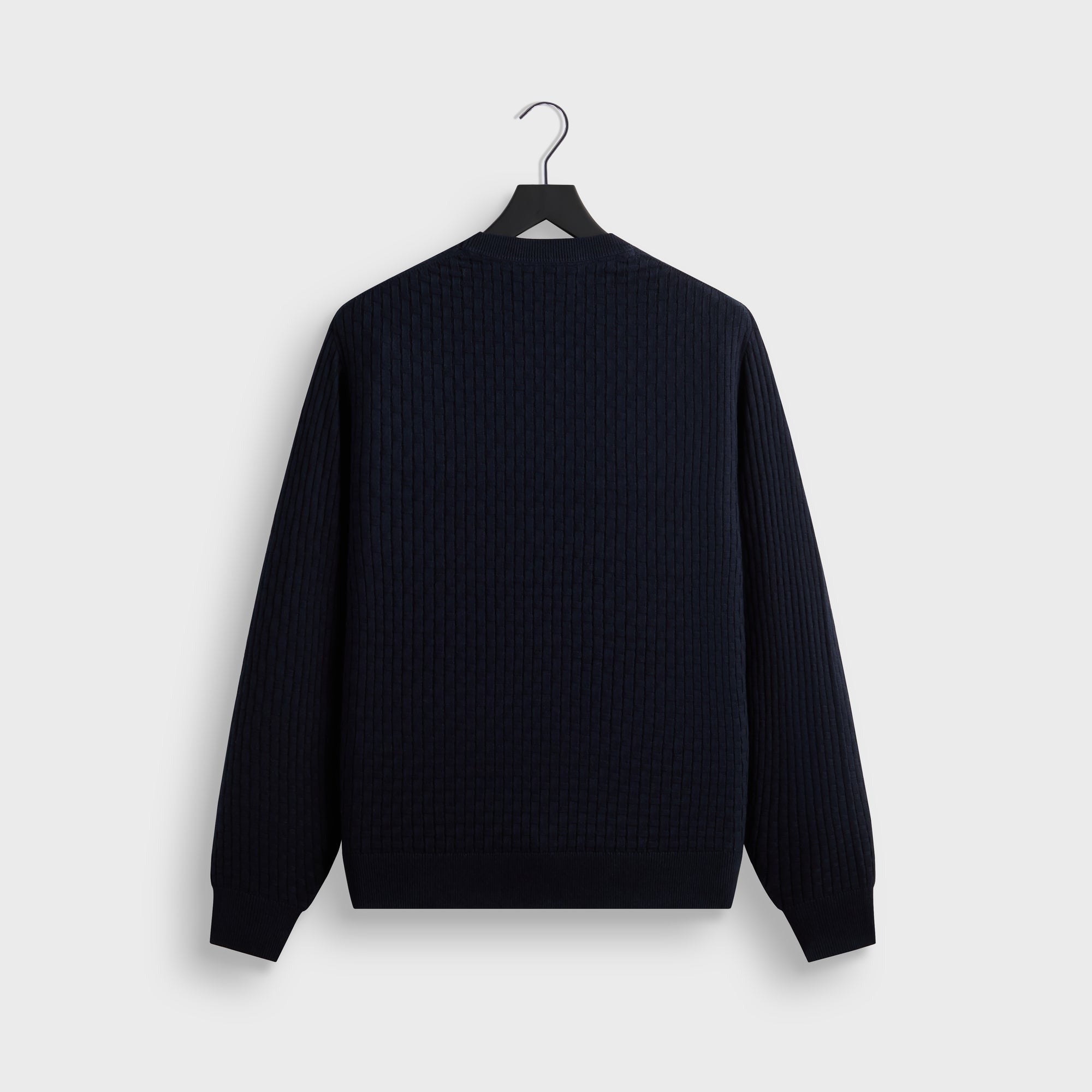 Kith Basketweave Tilden Crewneck - Nocturnal