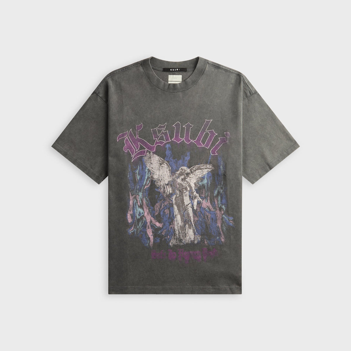 Ksubi Fallen Ekcess Short Sleeve Tee - Charcoal