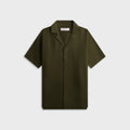Orlebar Brown Maitan Lino Relaxed Fit Linen Shirt - Bayleaf Green