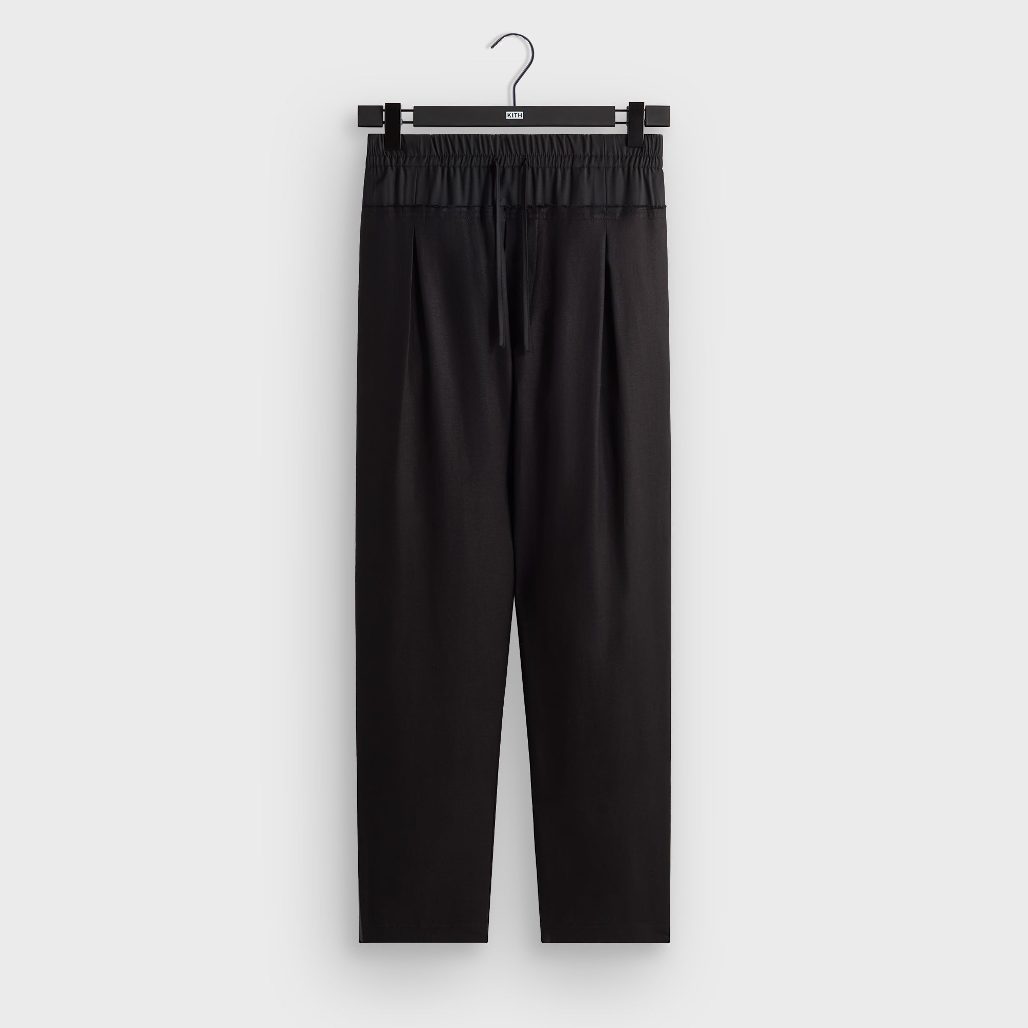 &Kin Linen Viscose Twill Emil Pant - Black