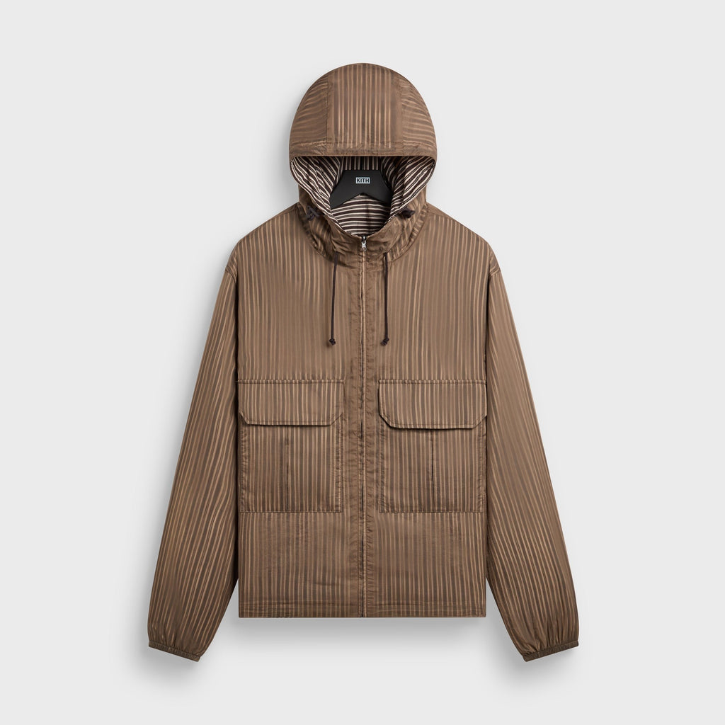Kith Layered Stripe Raj Jacket - Gobi